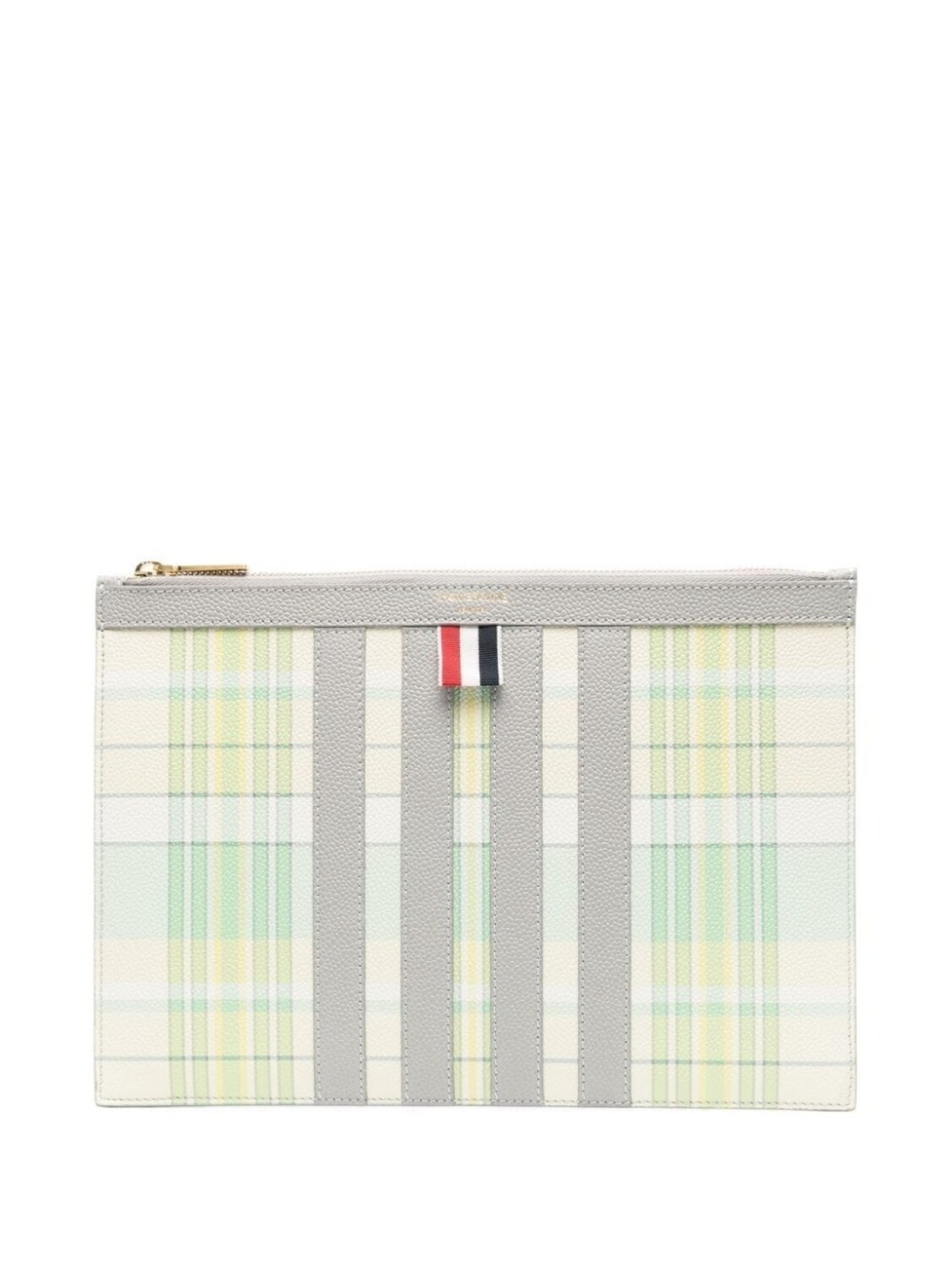 Thom Browne клатч в клетку, зеленый
Thom Browne клатч в клетку, зеленый