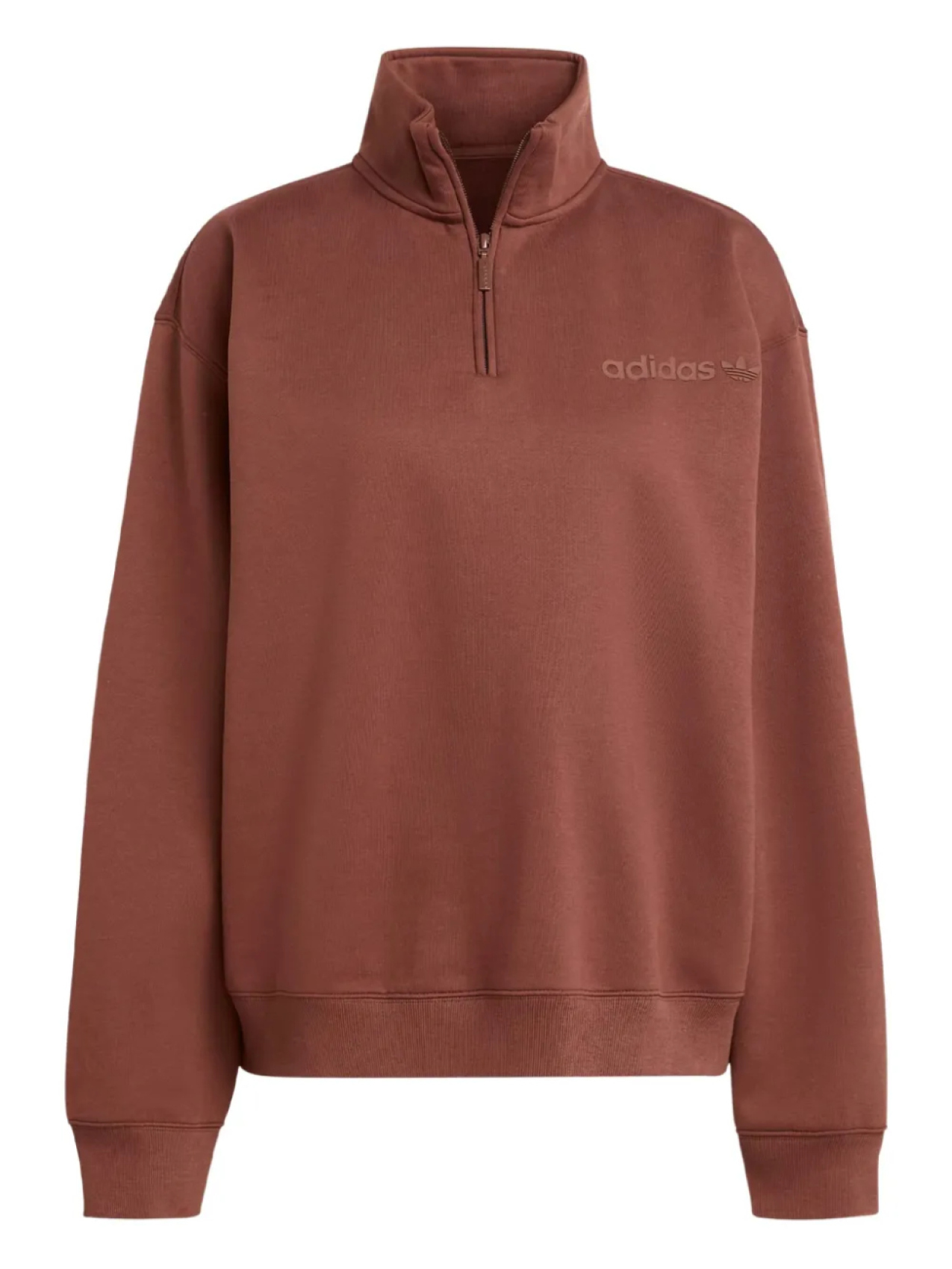 Толстовка Adidas с застежкой-молнией на половину длины, красный
Толстовка Adidas с застежкой-молнией на половину длины, красный