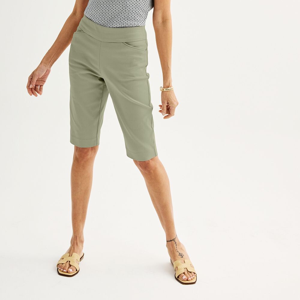 Женские эластичные брюки-скиммеры средней посадки Croft & Barrow Effortless, цвет Iron Weld
Женские эластичные брюки-скиммеры средней посадки Croft & Barrow Effortless, цвет Iron Weld