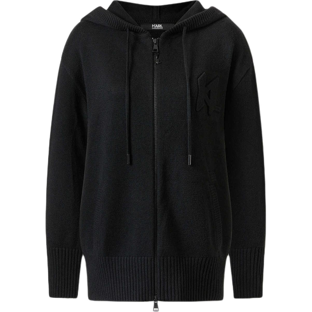 KARL LAGERFELD Вязаный свитер женский черный KARL LAGERFELD / Karl Lagerfeld Jeans 
KARL LAGERFELD Вязаный свитер женский черный KARL LAGERFELD / Karl Lagerfeld Jeans