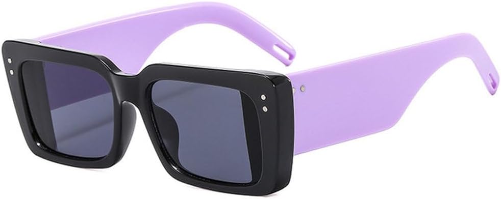 Популярные модные двухцветные женские солнцезащитные очки в стиле ретро с заклепками и широкими дужками, мужские солнцезащитные очки с защитой от УФ-излучения UV400 TVTBBVV, Purple
Популярные модные двухцветные женские солнцезащитные очки в стиле ретро с заклепками и широкими дужками, мужские солнцезащитные очки с защитой от УФ-излучения UV400 TVTBBVV, Purple