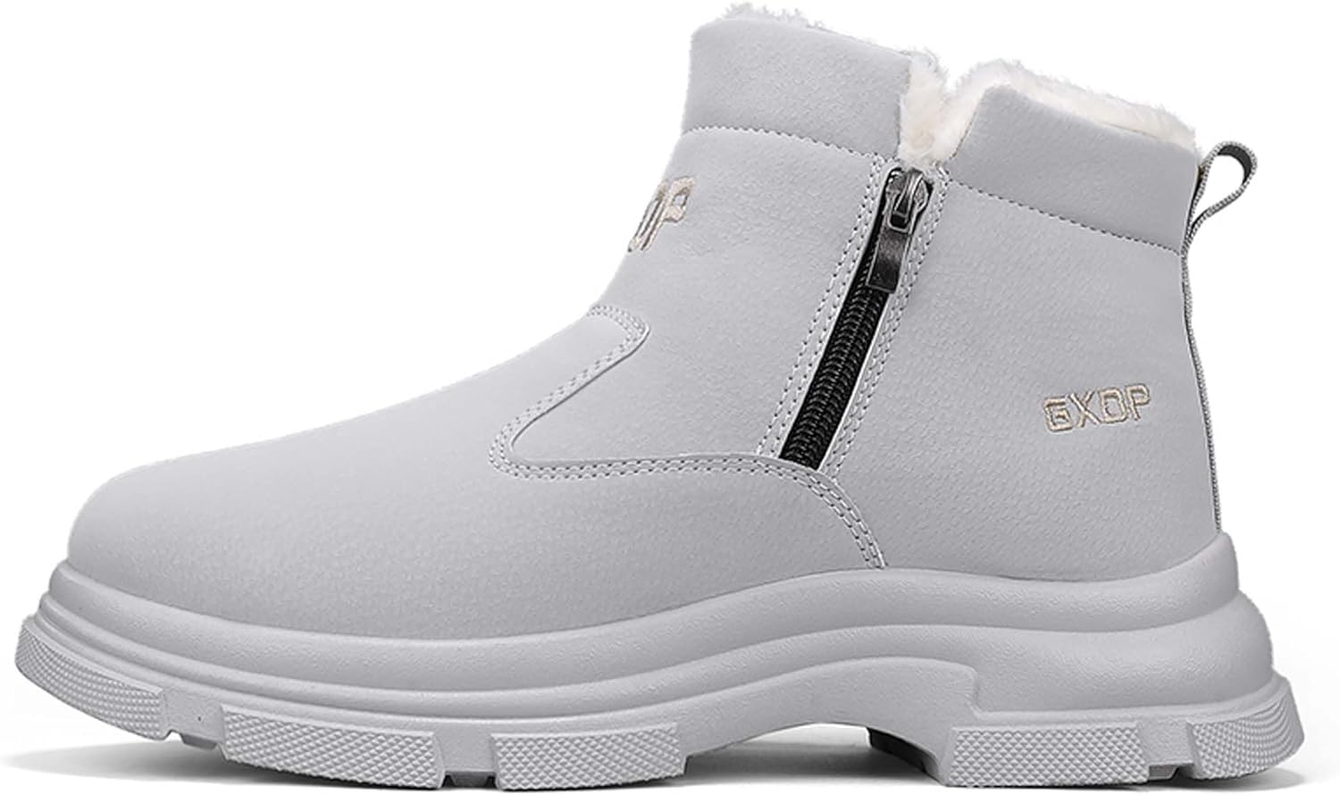 Осенне-зимние высокие теплые ботинки на меху с молниями и водонепроницаемой подошвой для ходьбы Generic, серый
Осенне-зимние высокие теплые ботинки на меху с молниями и водонепроницаемой подошвой для ходьбы Generic, серый