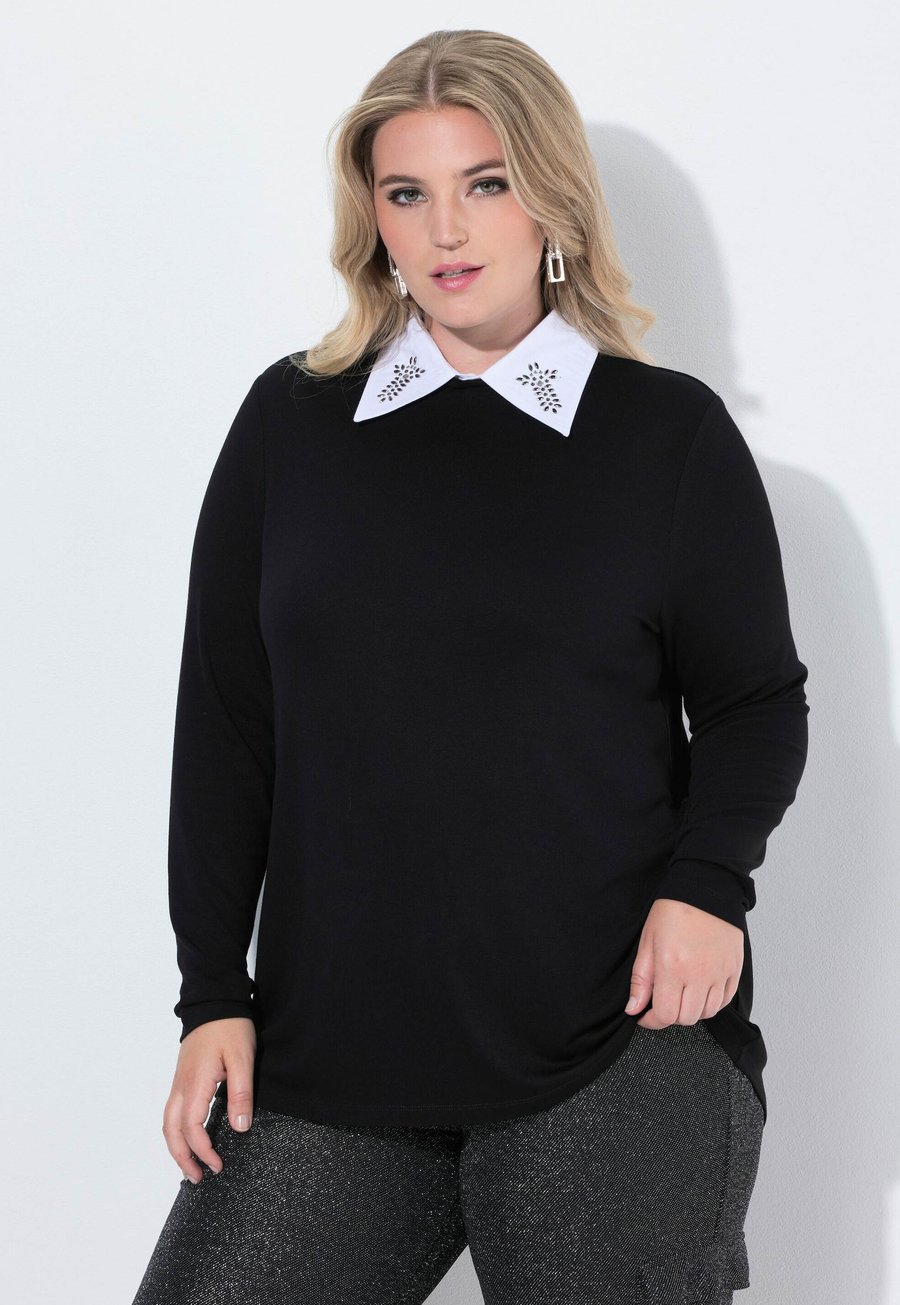 Джемпер MIAMODA ABNEHMBARER HEMDKRAGEN, Black
Джемпер MIAMODA ABNEHMBARER HEMDKRAGEN, Black