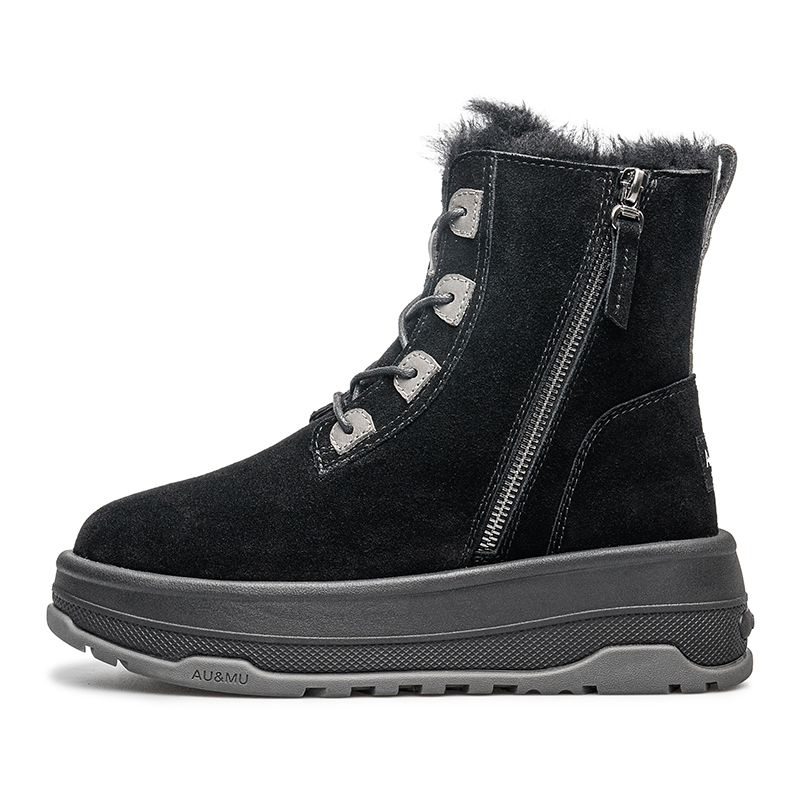AU&MU Унисекс зимние сапоги черные, цвет Black
AU&MU Унисекс зимние сапоги черные, цвет Black
