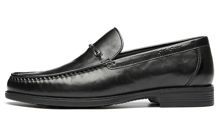 Мужские туфли ST&SAT черные/коричневые низкие 
Мужские туфли ST&SAT черные/коричневые низкие