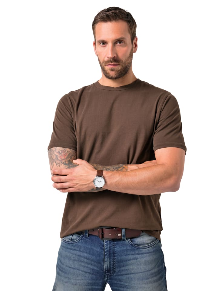 JP1880 Футболка с коротким рукавом темно-коричневого цвета, Коричневый, JP1880 Футболка с коротким рукавом темно-коричневого цвета
JP1880 Футболка с коротким рукавом темно-коричневого цвета, Коричневый, JP1880 Футболка с коротким рукавом темно-коричневого цвета