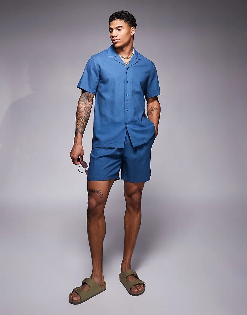 Пляжные шорты South Beach на завязках темно-синего цвета
Пляжные шорты South Beach на завязках темно-синего цвета