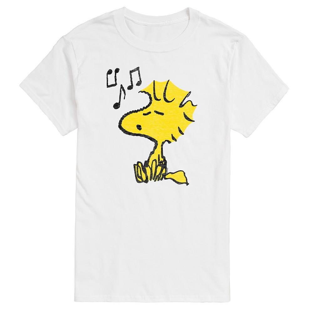 Мужская футболка с рисунком Peanuts Woodstock Singing Licensed Character, белый
Мужская футболка с рисунком Peanuts Woodstock Singing Licensed Character, белый