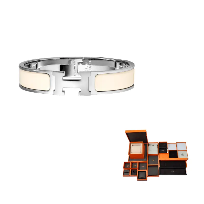 HERMES Эмалевые браслеты для женщин Cream
HERMES Эмалевые браслеты для женщин Cream