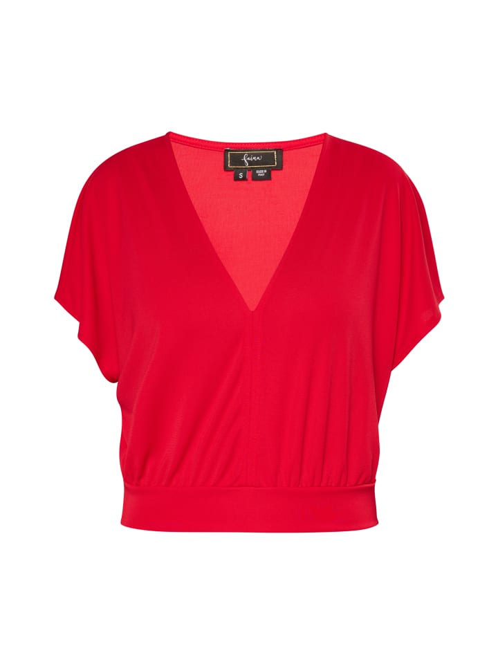 Женская блузка-рубашка красного цвета faina
Женская блузка-рубашка красного цвета faina