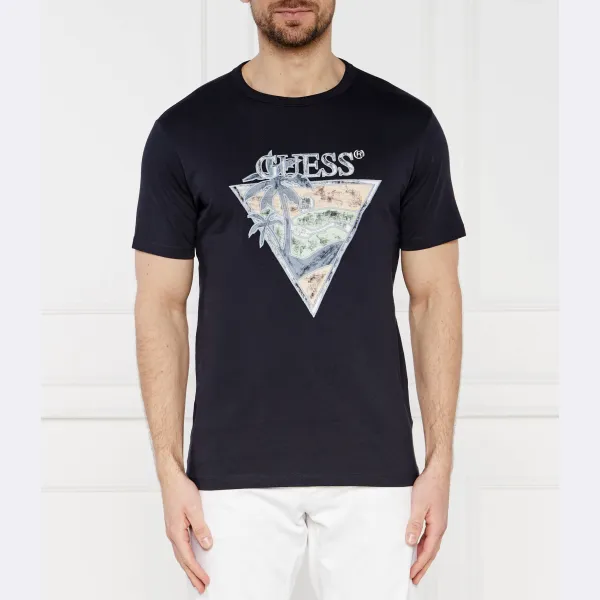 Футболка стандартного кроя Guess, синий
Футболка стандартного кроя Guess, синий