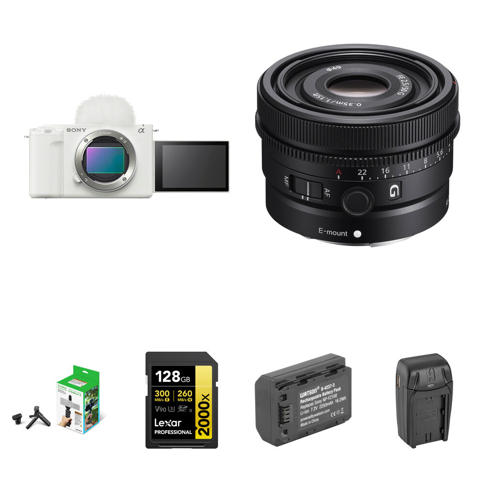 Беззеркальная камера Sony ZV-E1 Mirrorless Camera with 50mm f/2.5 Lens and Content
Беззеркальная камера Sony ZV-E1 Mirrorless Camera with 50mm f/2.5 Lens and Content