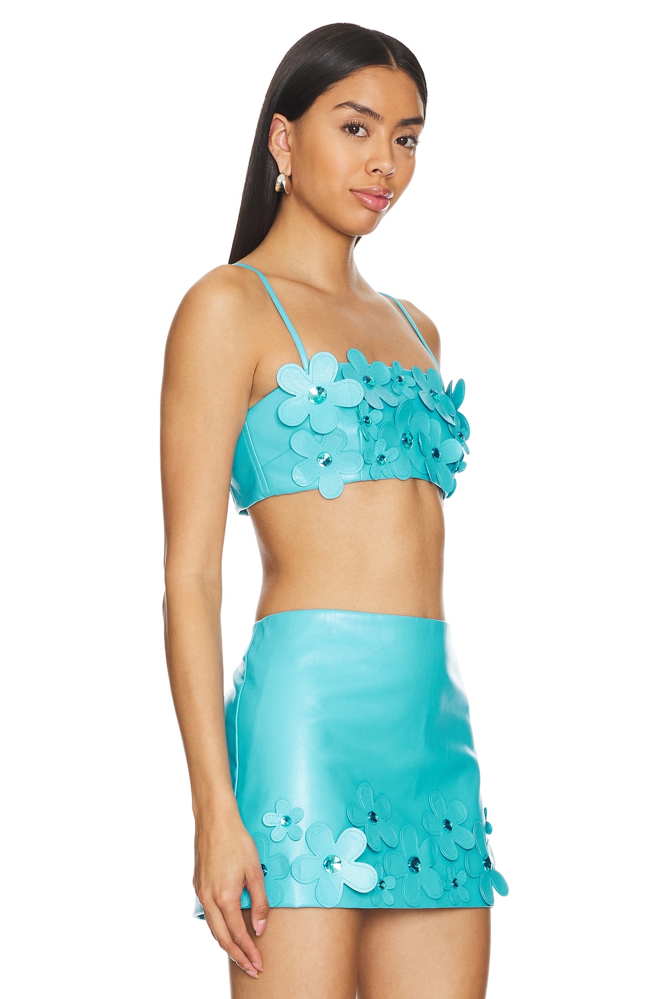 Укороченный топ из искусственной кожи nova Lovers And Friends, синий
Укороченный топ из искусственной кожи nova Lovers And Friends, синий