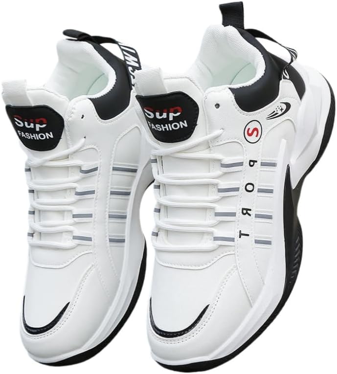 Модные мужские баскетбольные кроссовки с высокой подошвой и толстой подошвой - легкие и удобные, супер мягкие и упругие. Подходят для ежедневных тренировок в помещении и на улице. Спортивная обувь Clolinde, белый/черный
Модные мужские баскетбольные кроссовки с высокой подошвой и толстой подошвой - легкие и удобные, супер мягкие и упругие. Подходят для ежедневных тренировок в помещении и на улице. Спортивная обувь Clolinde, белый/черный