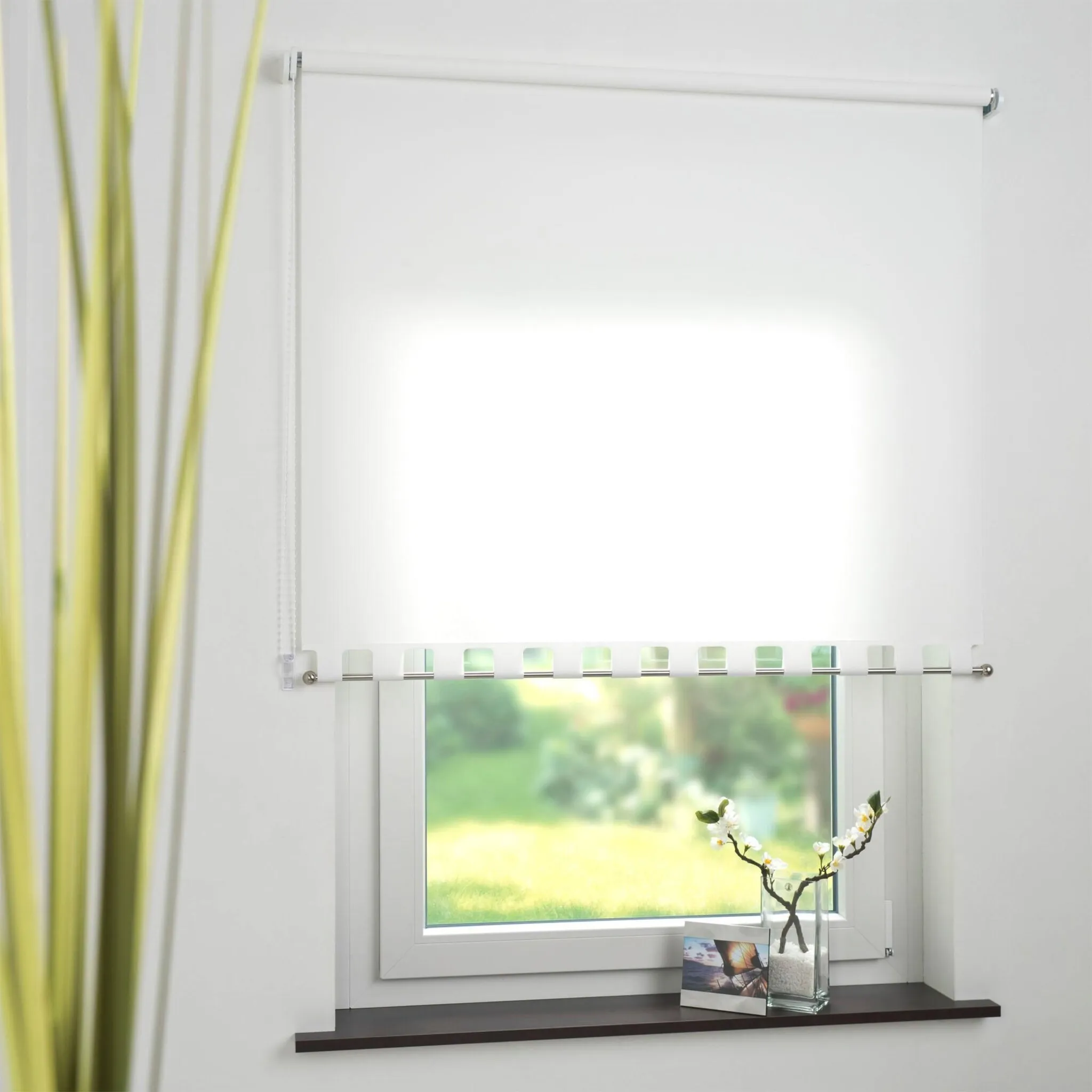 Рулонные шторы Liedeco с боковым подъемом, светозащита, с отверстием, рулонные шторы с балдахином - квадратная балка, фиксированный размер, белый
Рулонные шторы Liedeco с боковым подъемом, светозащита, с отверстием, рулонные шторы с балдахином - квадратная балка, фиксированный размер, белый