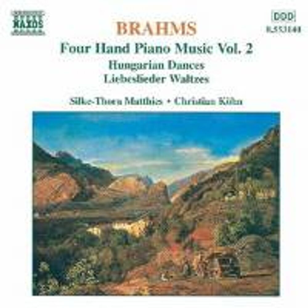 Диск CD Brahms: Four Hand Piano Music Vol. 2 - Hungarian Dances / Liebeslieder Waltzes - Johannes Brahms, Silke-Thora Matthies, Christian Köhn
Диск CD Brahms: Four Hand Piano Music Vol. 2 - Hungarian Dances / Liebeslieder Waltzes - Johannes Brahms, Silke-Thora Matthies, Christian Köhn
