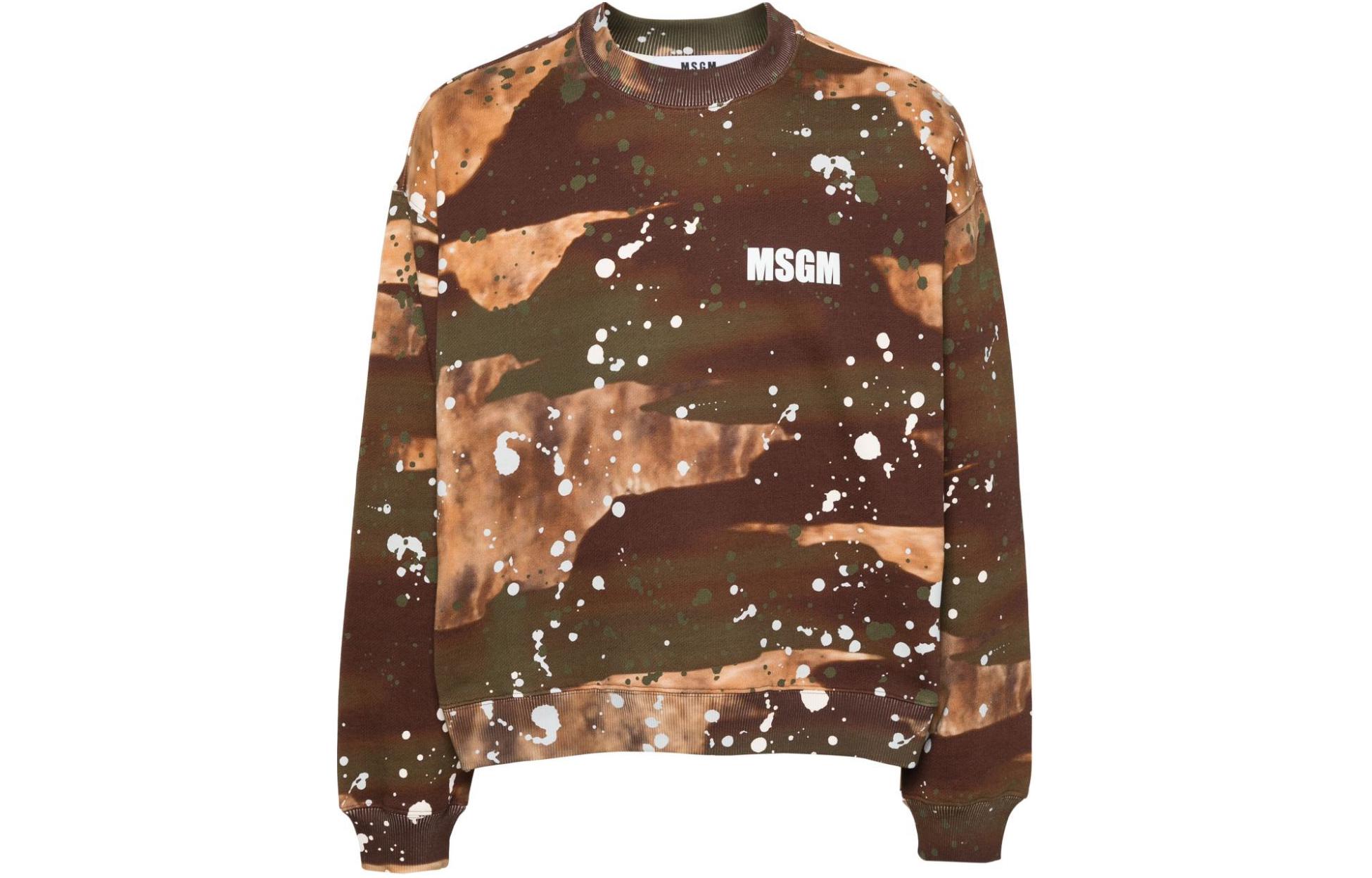 Камуфляжный свитшот с принтом в стиле разбрызганной краски MSGM, мультиколор
Камуфляжный свитшот с принтом в стиле разбрызганной краски MSGM, мультиколор