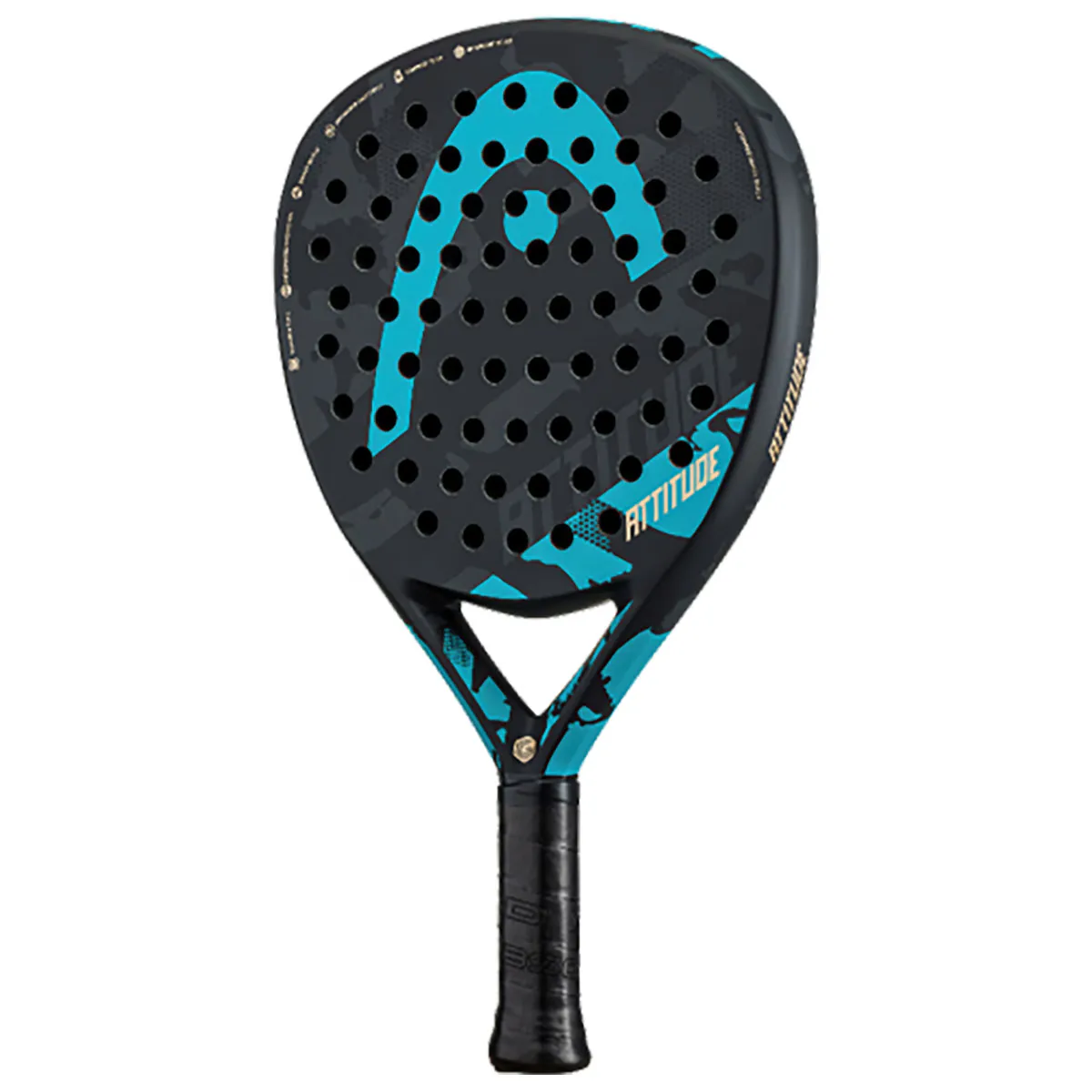 Ракетка для паделя Graphene Touch Attitude Head, черный/синий
Ракетка для паделя Graphene Touch Attitude Head, черный/синий
