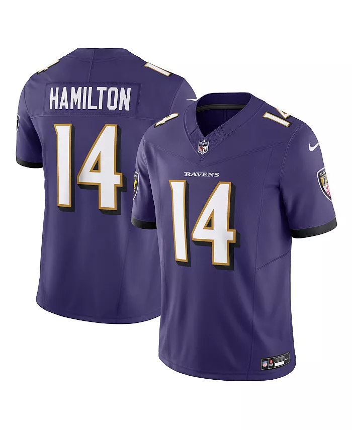 Мужская лимитированная джерси Baltimore Ravens Vapor F.U.S.E. Kyle Hamilton в фиолетовом цвете Nike
Мужская лимитированная джерси Baltimore Ravens Vapor F.U.S.E. Kyle Hamilton в фиолетовом цвете Nike