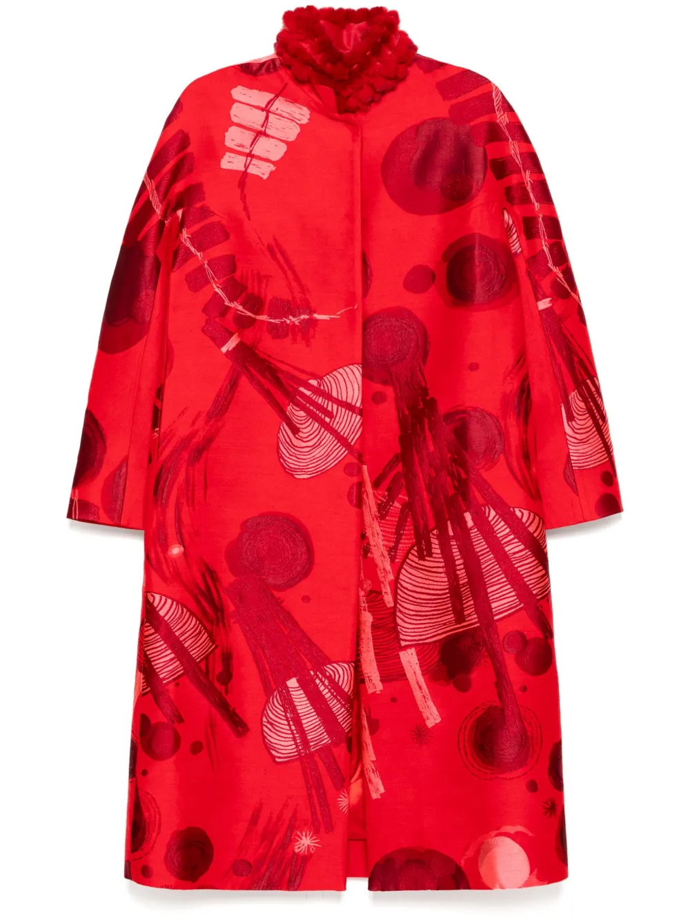 Пальто с меховым воротником SHIATZY CHEN, красный
Пальто с меховым воротником SHIATZY CHEN, красный