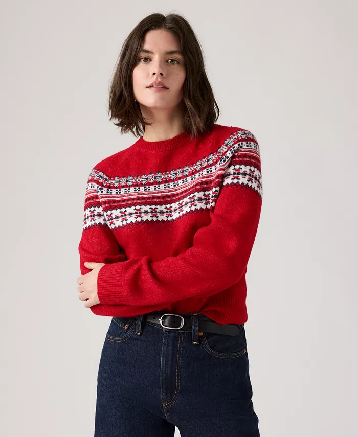 Женский свитер с узором Fair Isle Levi'S, красный
Женский свитер с узором Fair Isle Levi'S, красный