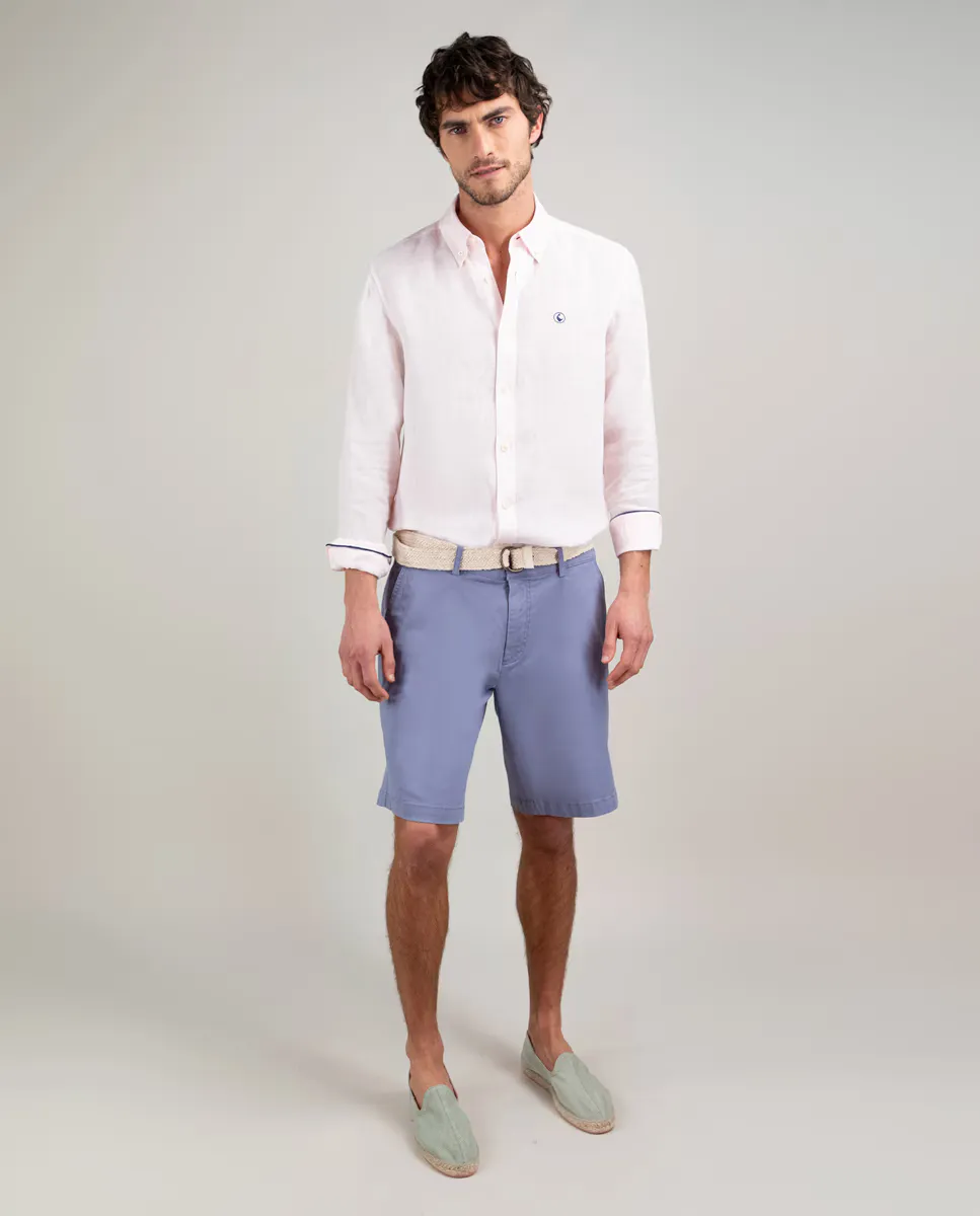 Базовые однотонные мужские шорты-бермуды El Ganso, лиловый
Базовые однотонные мужские шорты-бермуды El Ganso, лиловый