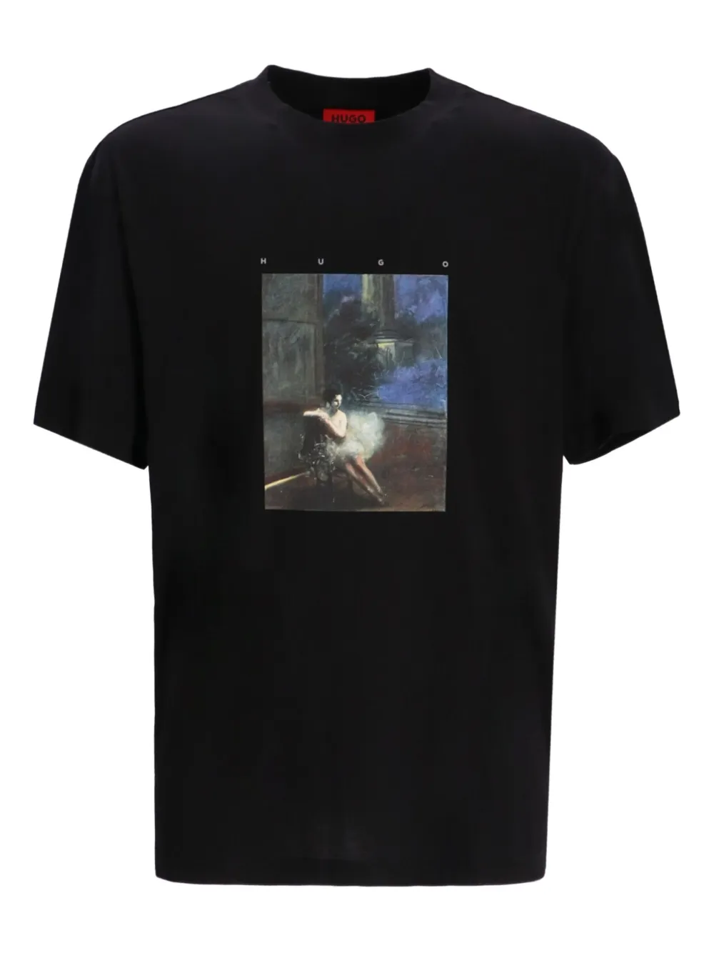Футболка с принтом из коллаборации с Apoh HUGO, черный
Футболка с принтом из коллаборации с Apoh HUGO, черный