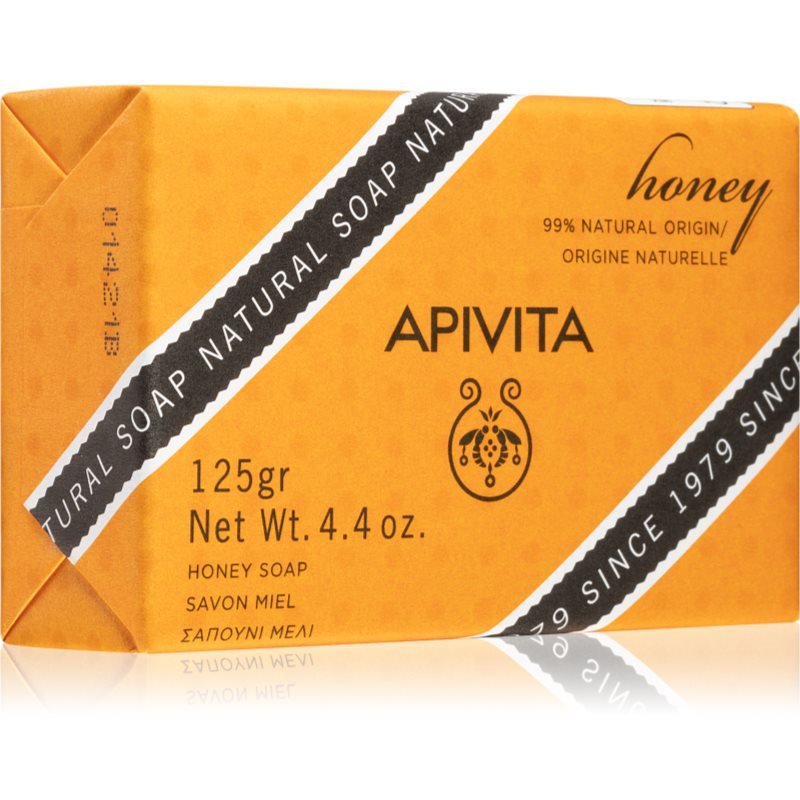 Apivita Natural Soap Honey очищающее мыло 125 г 
Apivita Natural Soap Honey очищающее мыло 125 г