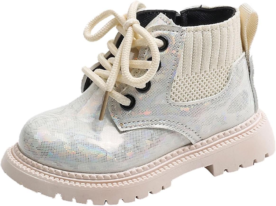 Детские блестящие ботильоны с шнуровкой и боковой молнией, удобные короткие модные сапожки из лакированной кожи Generic, White
Детские блестящие ботильоны с шнуровкой и боковой молнией, удобные короткие модные сапожки из лакированной кожи Generic, White