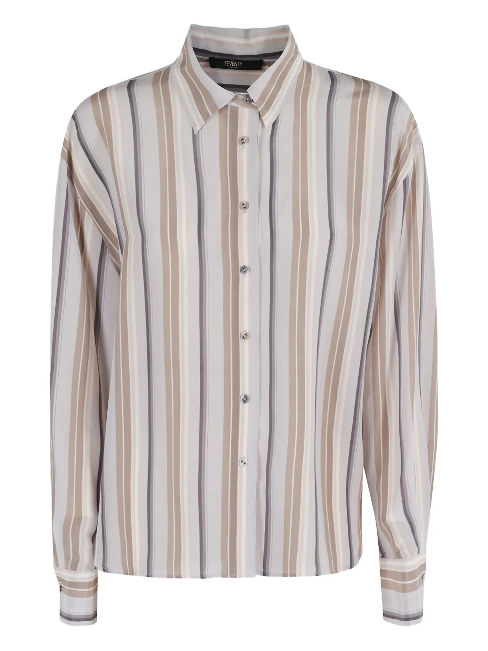 Полосатая рубашка на пуговицах Seventy, нейтральный
Полосатая рубашка на пуговицах Seventy, нейтральный
