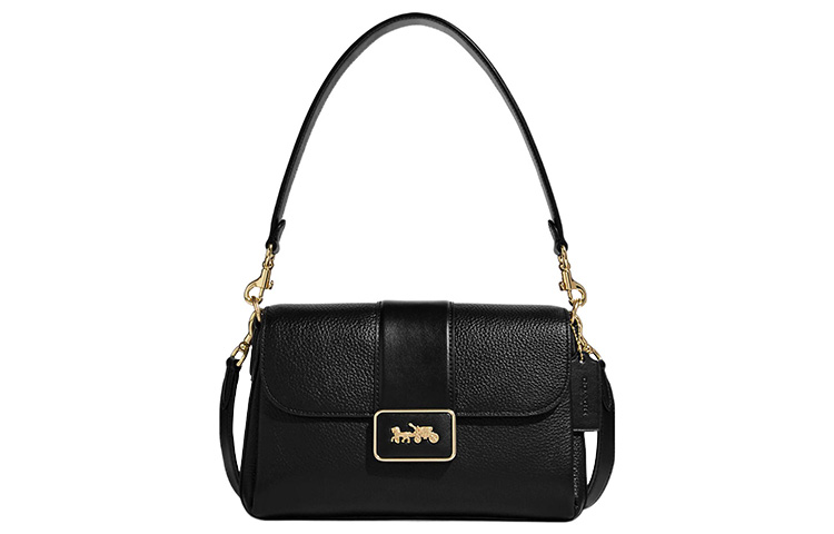 Кожаная сумка Grace для маджонга через плечо среднего размера женская черная COACH
Кожаная сумка Grace для маджонга через плечо среднего размера женская черная COACH