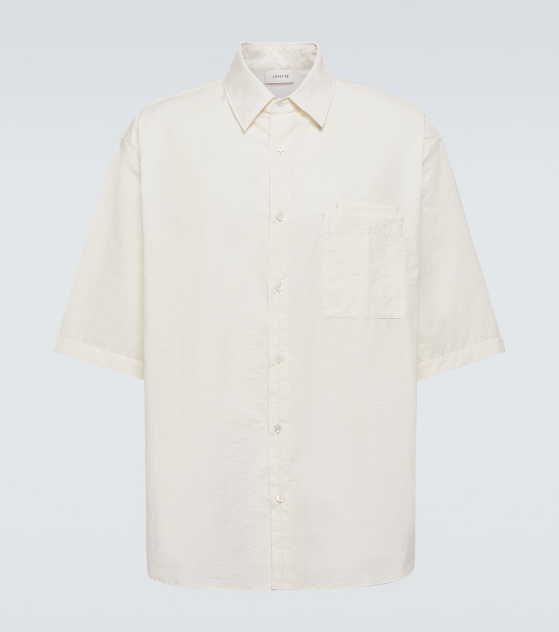 Рубашка свободного кроя из смесовой хлопковой ткани Lemaire, Lemon Glaze
Рубашка свободного кроя из смесовой хлопковой ткани Lemaire, Lemon Glaze