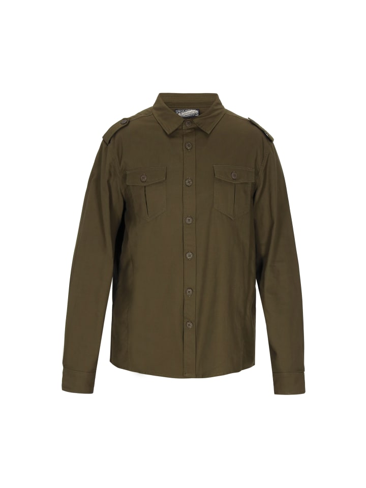 DreiMaster Мужская рубашка темно-зеленого цвета
DreiMaster Мужская рубашка темно-зеленого цвета