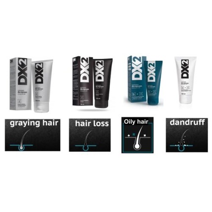 Шампунь против выпадения волос, перхоти и седины, жирный 150 мл Dx2
Шампунь против выпадения волос, перхоти и седины, жирный 150 мл Dx2