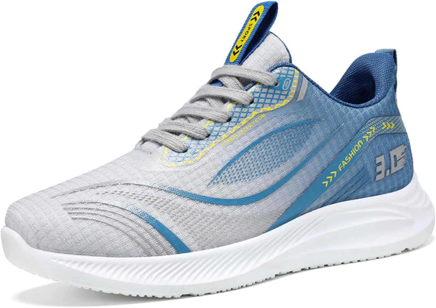 Мужские кроссовки BIUHFN для повседневной носки, ходьбы и бега, модные, легкие, дышащие, с сеткой и шнуровкой, спортивная обувь с противоскользящей подошвой, серый
Мужские кроссовки BIUHFN для повседневной носки, ходьбы и бега, модные, легкие, дышащие, с сеткой и шнуровкой, спортивная обувь с противоскользящей подошвой, серый