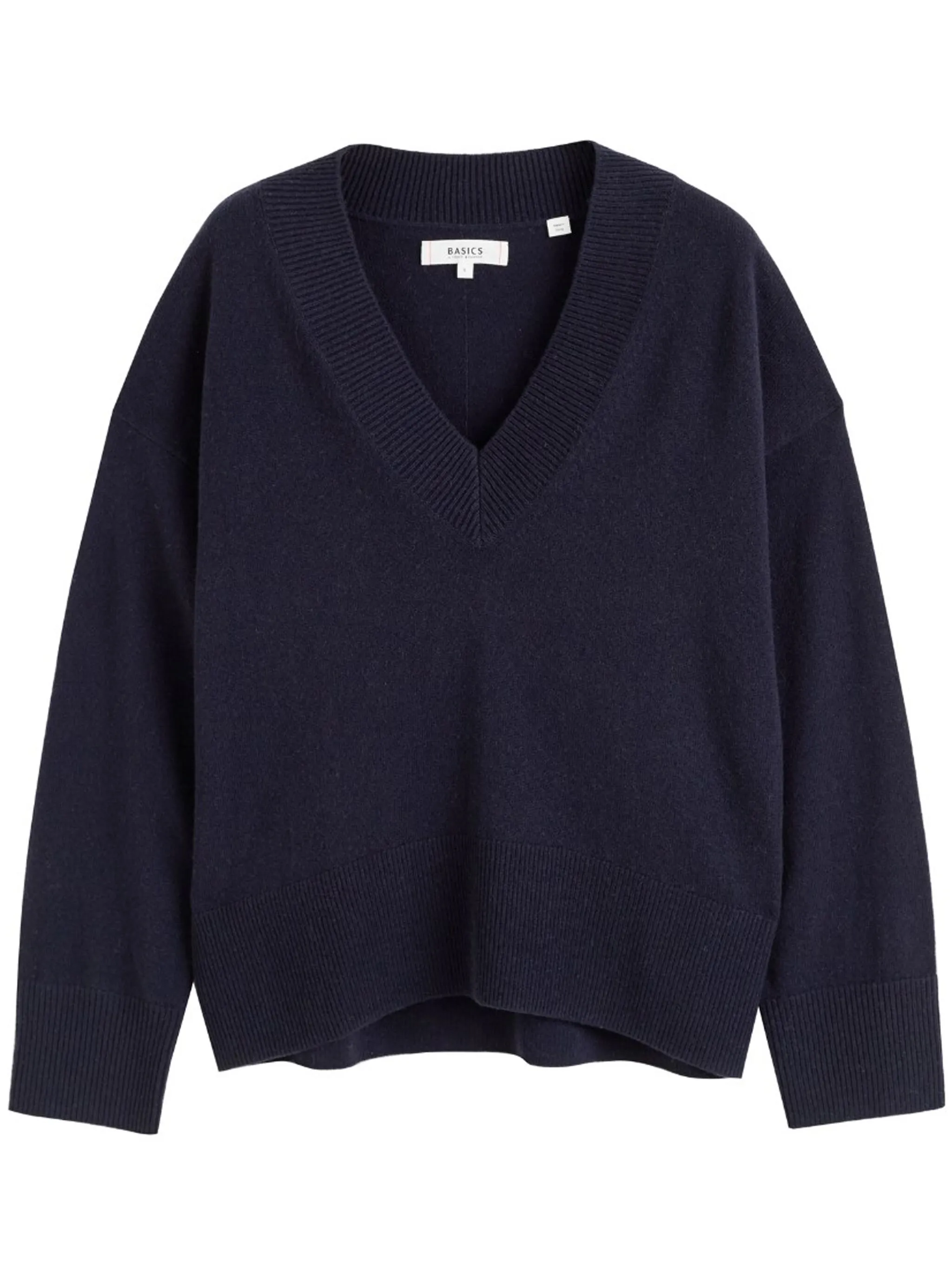 Джемпер в рубчик с V-образным вырезом Chinti & Parker, синий
Джемпер в рубчик с V-образным вырезом Chinti & Parker, синий