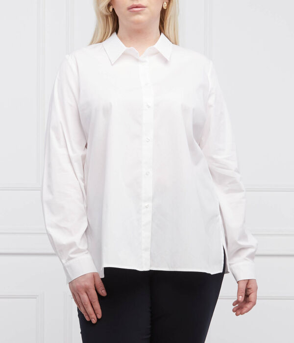 Рубашка женская Persona By Marina Rinaldi свободного кроя, белый
Рубашка женская Persona By Marina Rinaldi свободного кроя, белый