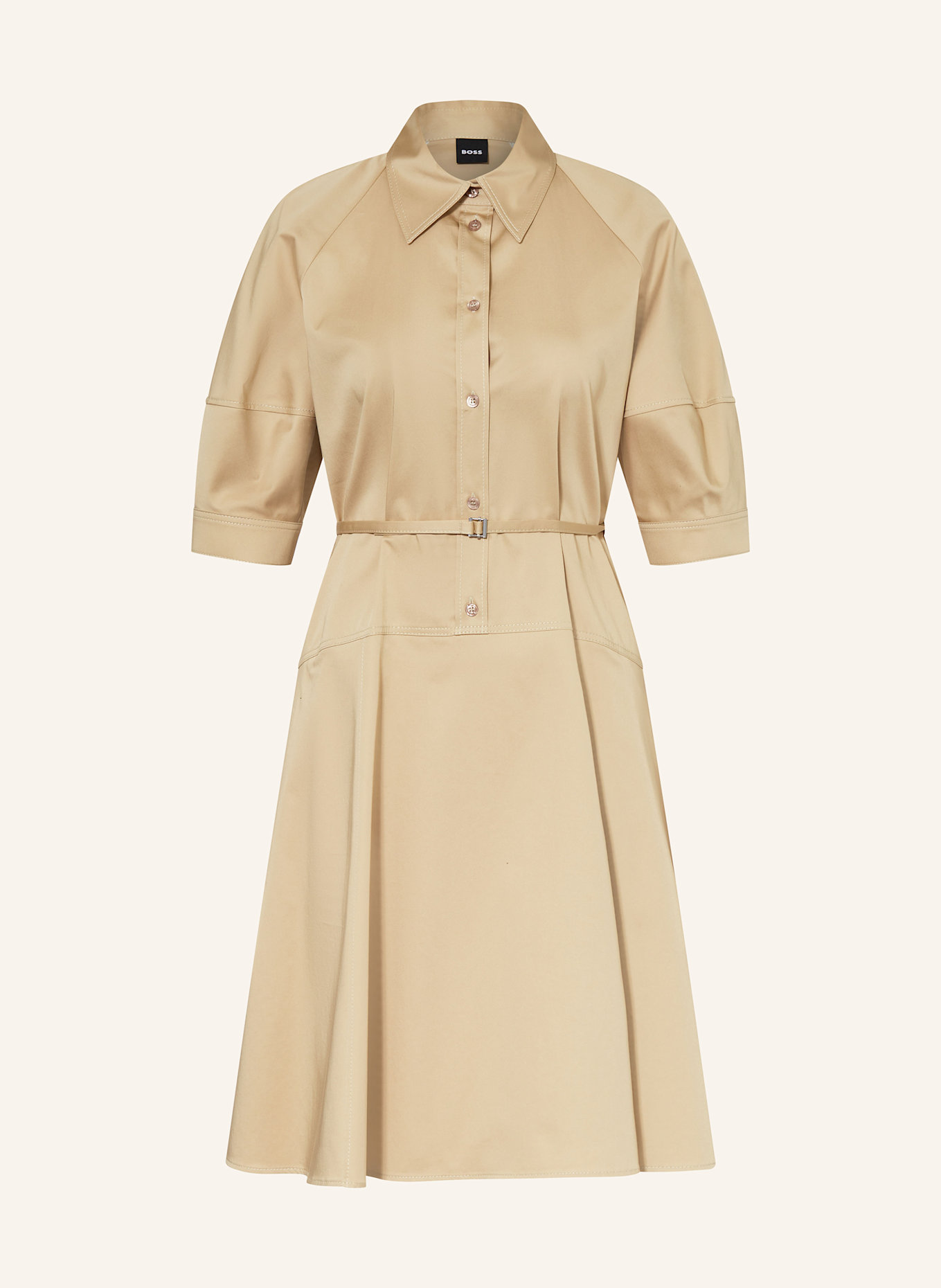 Платье-Рубашка Delaurena с рукавами 3/4 Boss, бежевый
Платье-Рубашка Delaurena с рукавами 3/4 Boss, бежевый