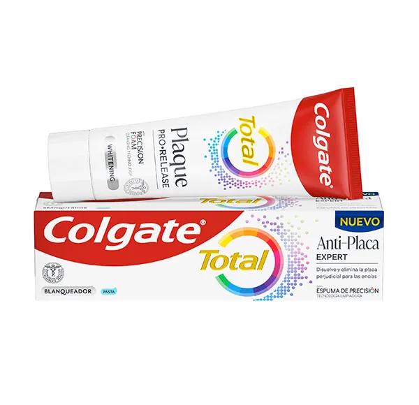 Отбеливающая зубная паста Dentífrico Total Anti-Placa Colgate, 75 ml
Отбеливающая зубная паста Dentífrico Total Anti-Placa Colgate, 75 ml