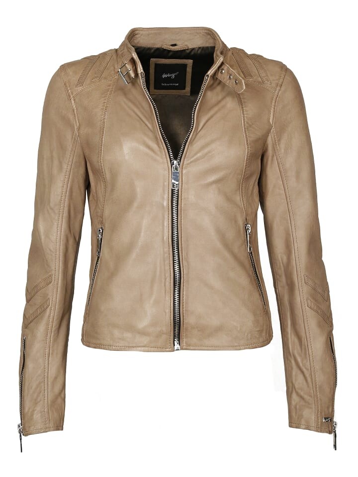 Кожаная куртка Maze Lindsay, бежевый
Кожаная куртка Maze Lindsay, бежевый