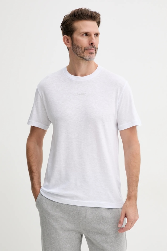 Футболка с добавлением льна Calvin Klein, белый
Футболка с добавлением льна Calvin Klein, белый