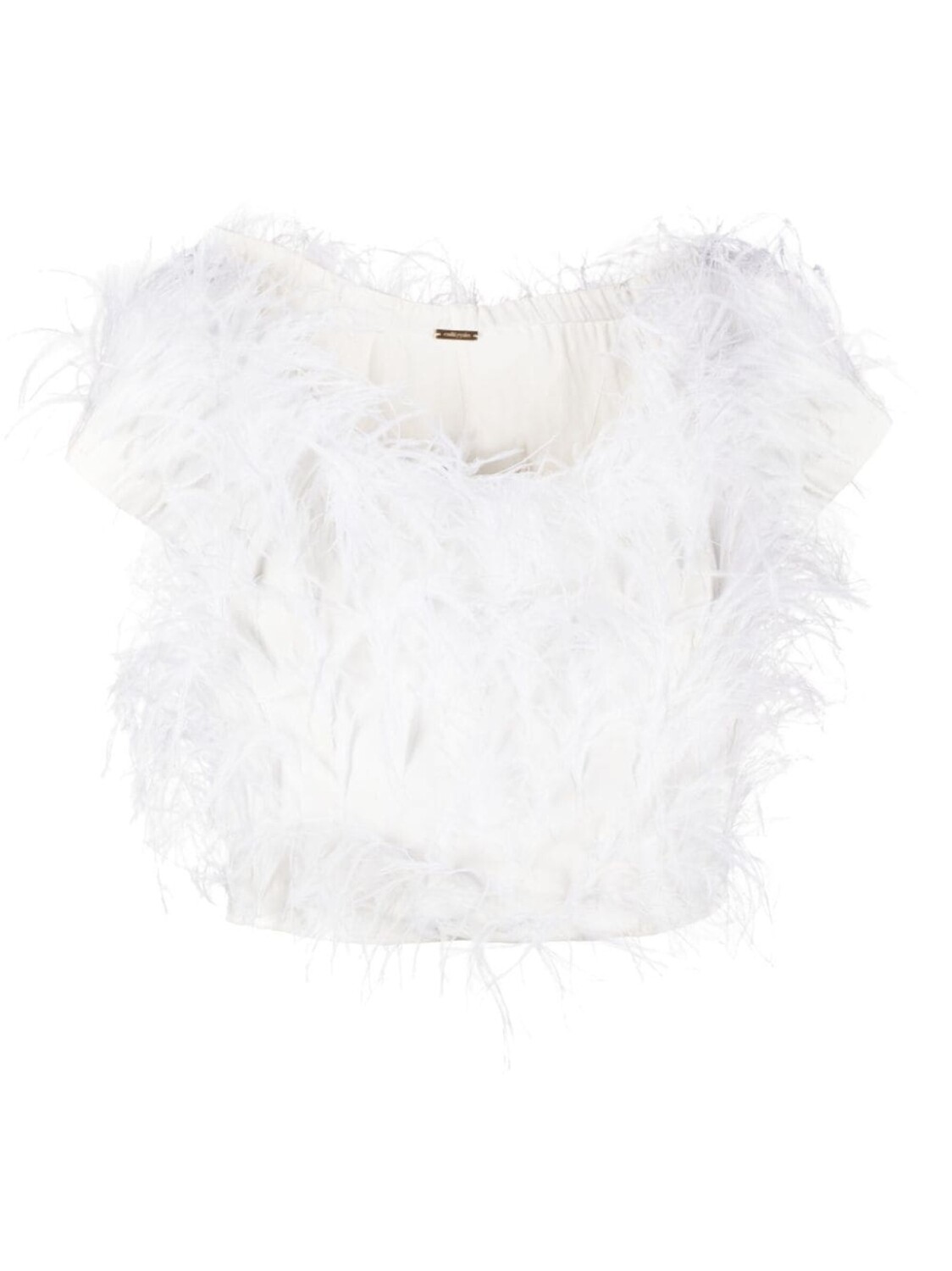 Топ Sosha с перьями Cult Gaia, белый
Топ Sosha с перьями Cult Gaia, белый