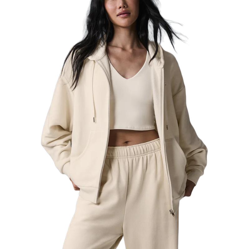 Alo Yoga Женская худи с молнией, Oat Milk/Oat Milk
Alo Yoga Женская худи с молнией, Oat Milk/Oat Milk