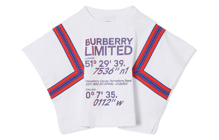 Футболка детская Burberry, белый / синий / красный
Футболка детская Burberry, белый / синий / красный