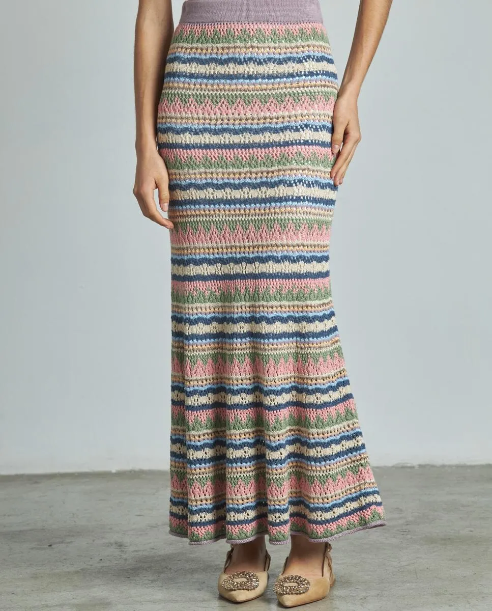 Длинная юбка крючком Alma en Pena, мультиколор
Длинная юбка крючком Alma en Pena, мультиколор