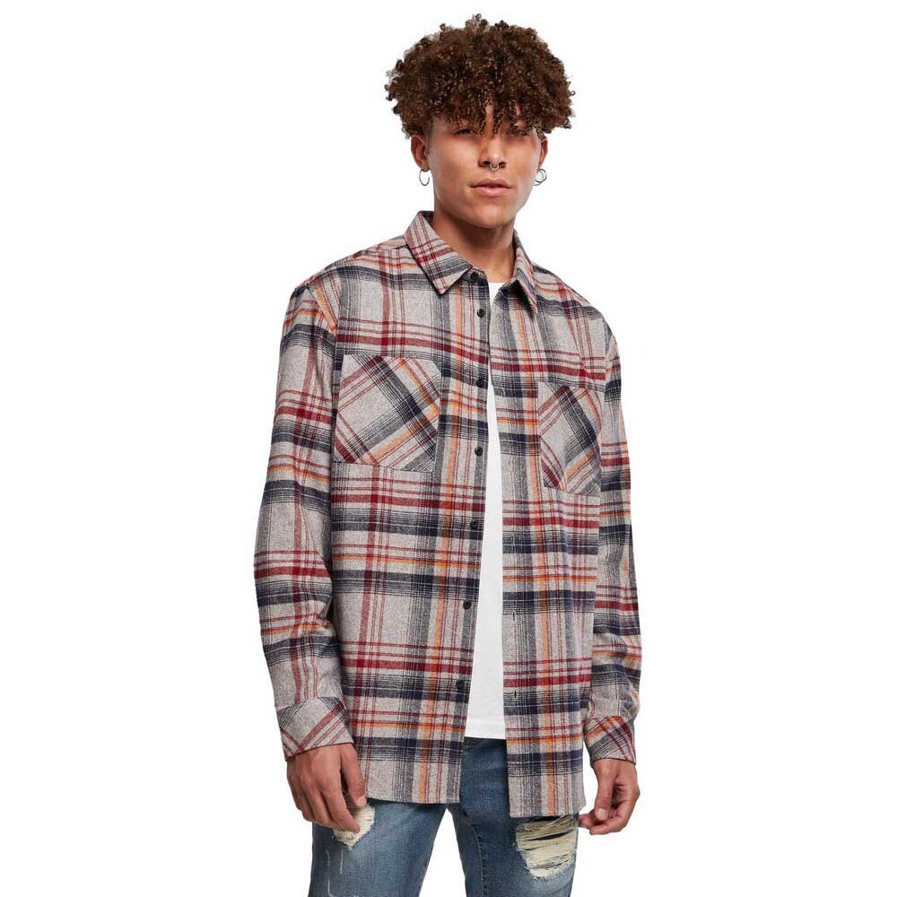 Рубашка с длинным рукавом Urban Classics Heavy Curved Oversized Checked, серый
Рубашка с длинным рукавом Urban Classics Heavy Curved Oversized Checked, серый