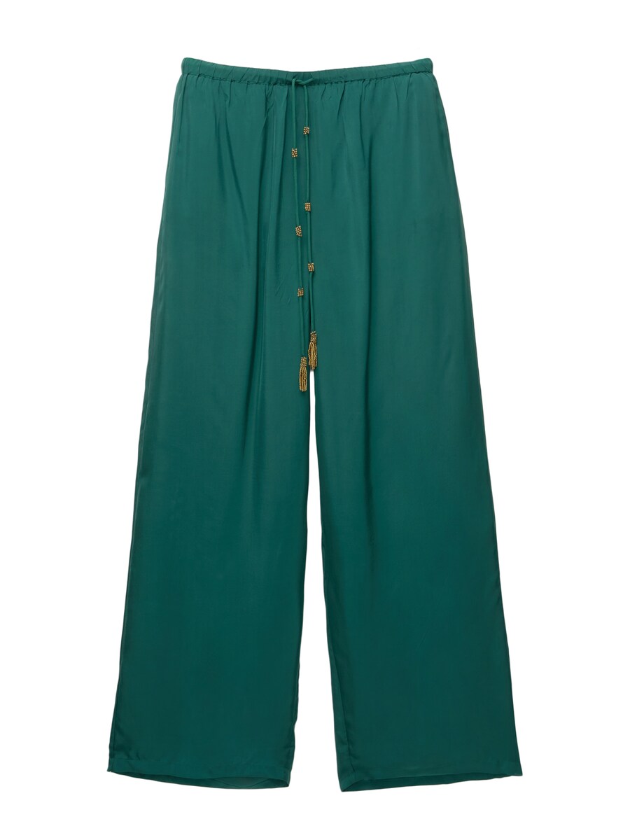 Широкие брюки Pull&Bear, темно-зеленый
Широкие брюки Pull&Bear, темно-зеленый