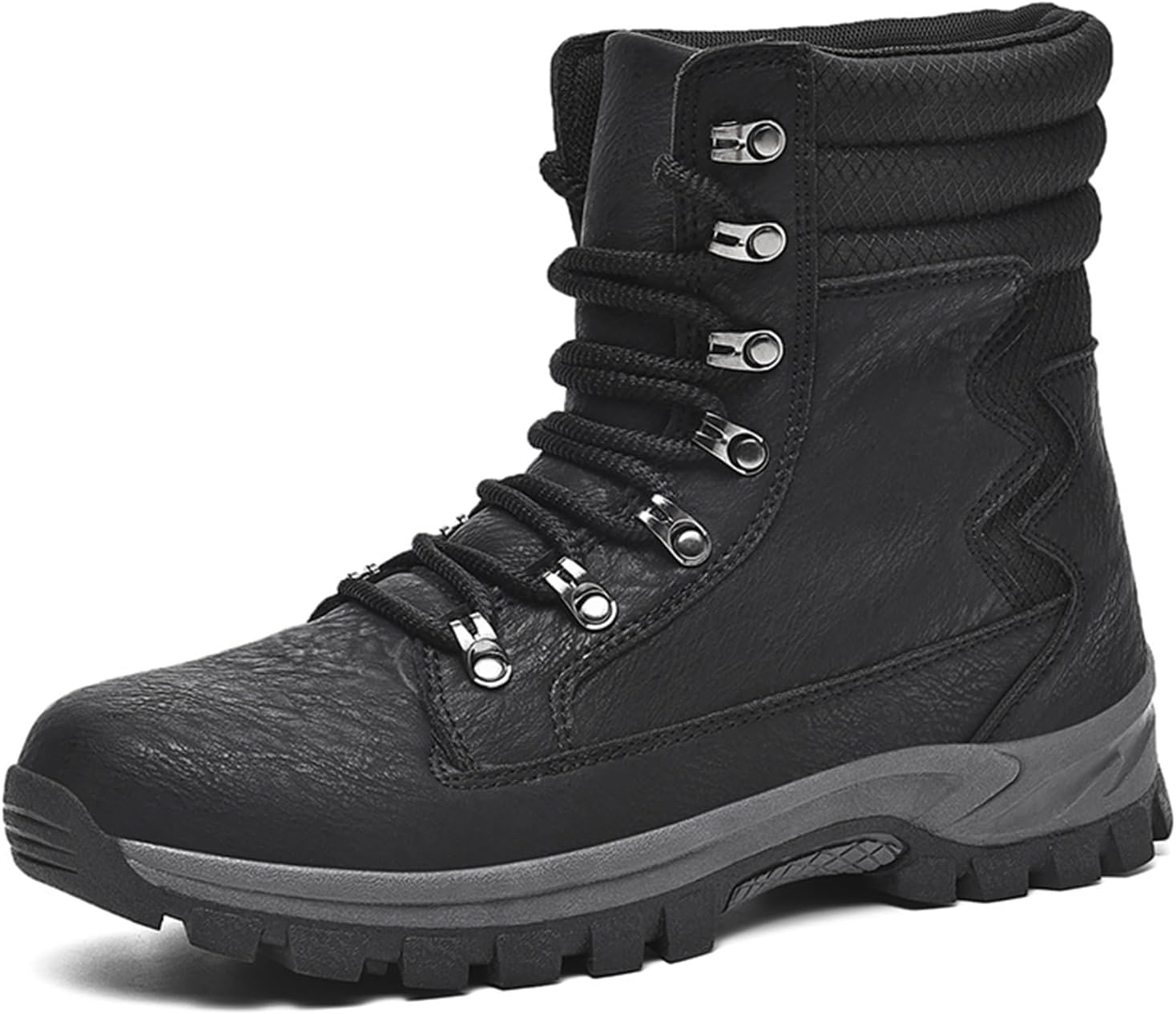 Мужские высокие повседневные военные тактические ботинки на шнуровке, дышащая ткань, плоская подошва с противоскользящим эффектом, легкие, мягкий носок, для улицы, пеших прогулок, путешествий, трекинга, кемпинга и охоты Tengfeifly, черный
Мужские высокие повседневные военные тактические ботинки на шнуровке, дышащая ткань, плоская подошва с противоскользящим эффектом, легкие, мягкий носок, для улицы, пеших прогулок, путешествий, трекинга, кемпинга и охоты Tengfeifly, черный