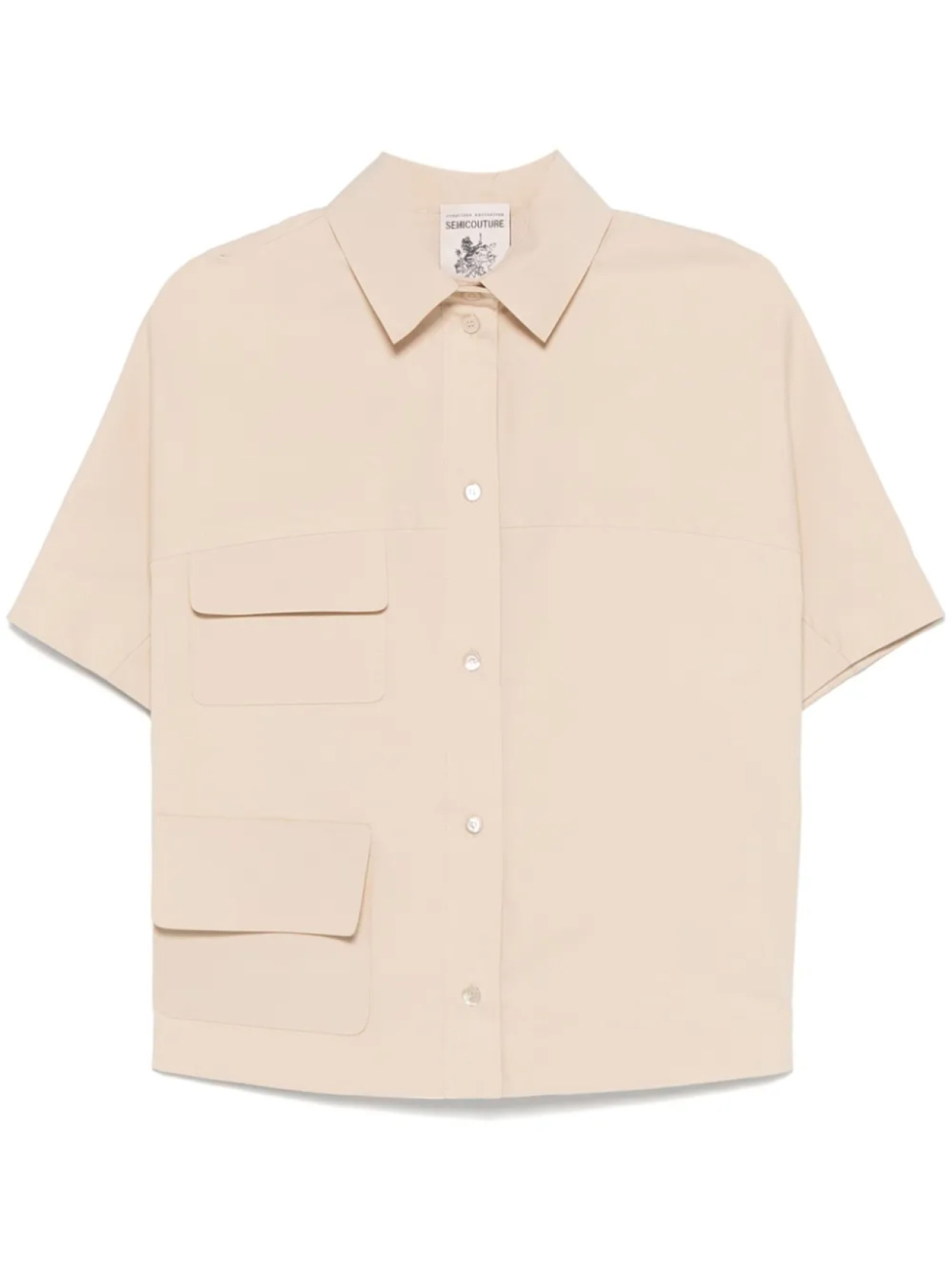 Semicouture рубашка Brunilde, нейтральный
Semicouture рубашка Brunilde, нейтральный