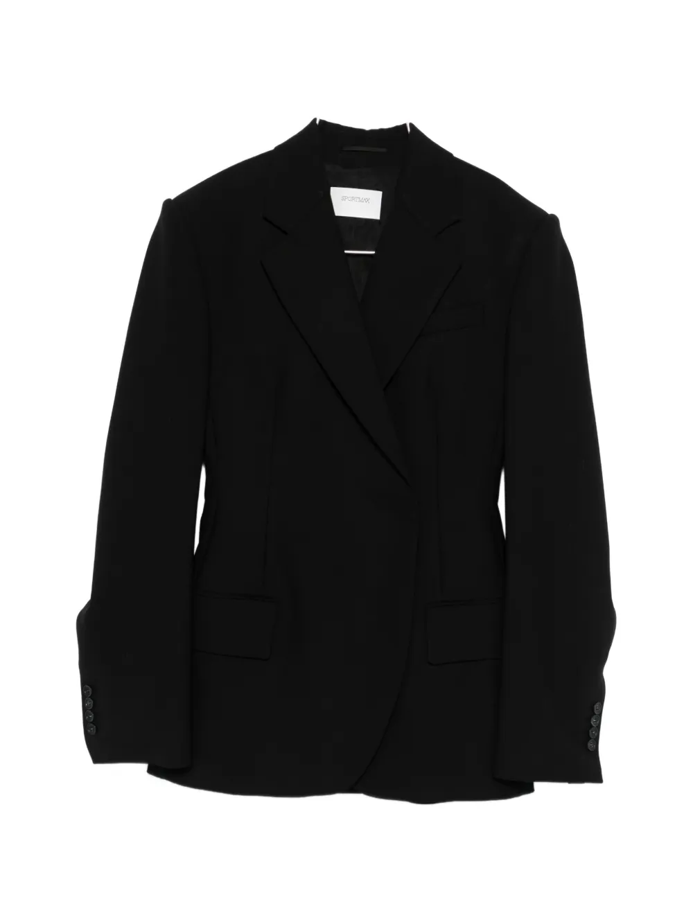 Двубортный пиджак Spxgufo Sportmax, черный
Двубортный пиджак Spxgufo Sportmax, черный